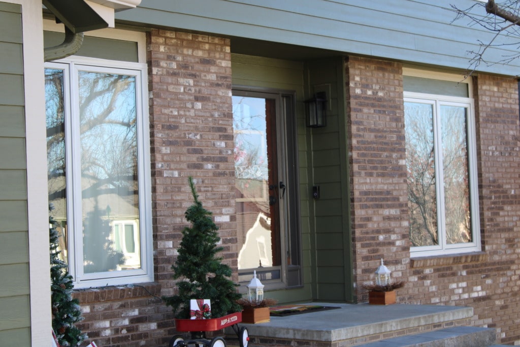 brick with siding