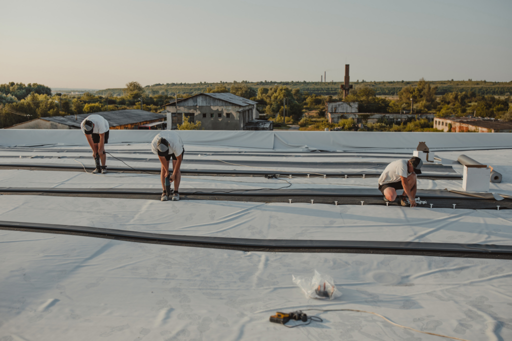 Flat Roofing installation